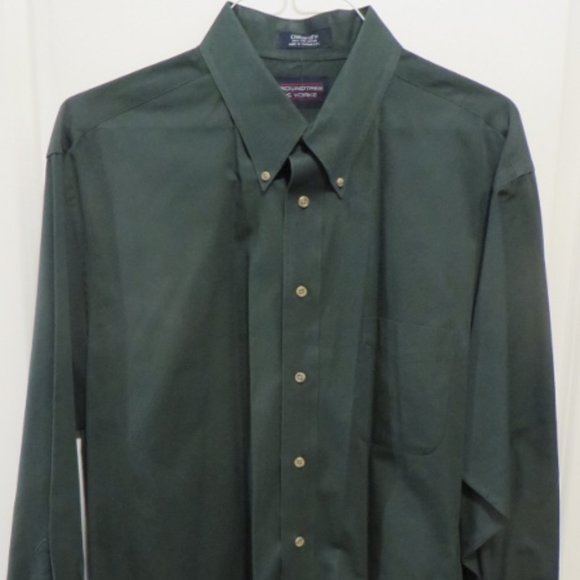 DILLARDS Dress Shirt - Long Sleeve - Roundtree/York - 17 1/2 X 34 - Picture 1 of 8